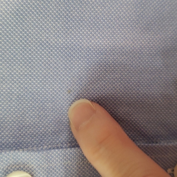 LILY PULITZER 100% Cotton Button Down Long Sleeve Shirt Blue Sz 6 Preppy Casual - Picture 8 of 13